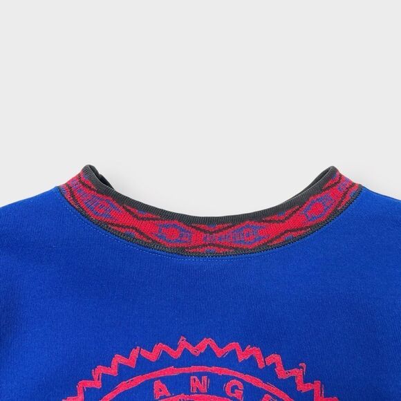 Vtg 90s LA Gear Big Logo Sweatshirt, Knit Collar, 2-Sided, L.A. 80s, USA M - Picture 4 of 7